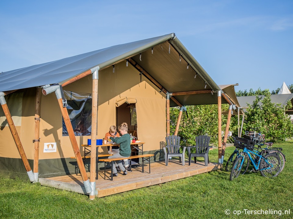 Safaritent Halfweg, Camping on Terschelling